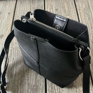 COLAB black crossbody bag.